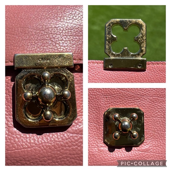 CHLOE Elise Leather Long Wallet 💯 Authentic EUC - Picture 15 of 16